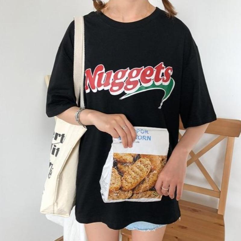 90's Inspired 'Nuggets' Graphic Tee - Ghoul RIP