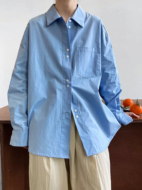 Premium Oversized Button Down Dress Shirt