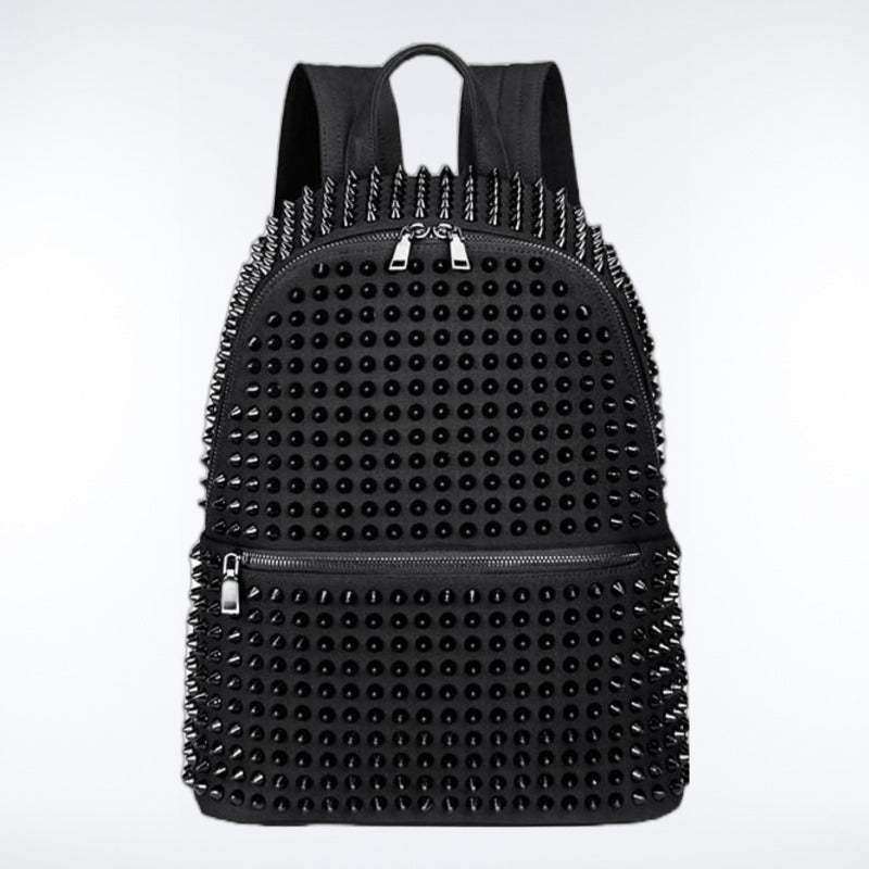 Black Spiked Backpack - Ghoul RIP