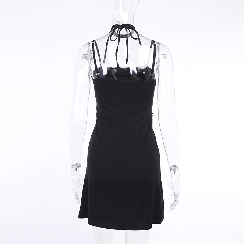 Black Widow Asymmetrical Dress - Ghoul RIP