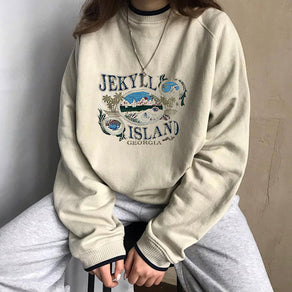 Jekyll Island Sweatshirt - Ghoul RIP