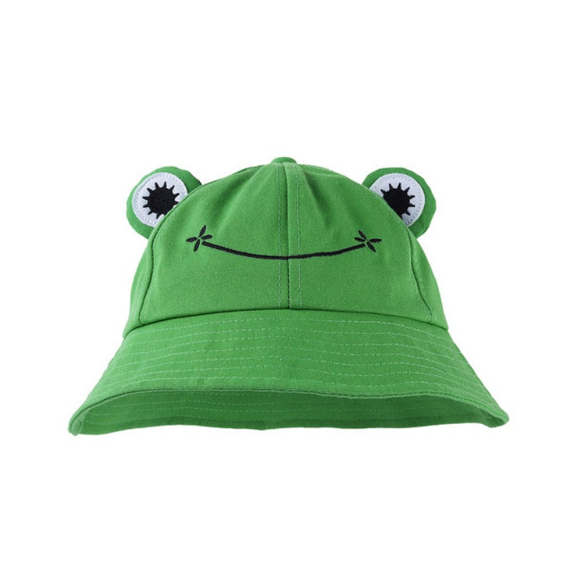 Kawaii Frog Design Bucket Hat - Ghoul RIP