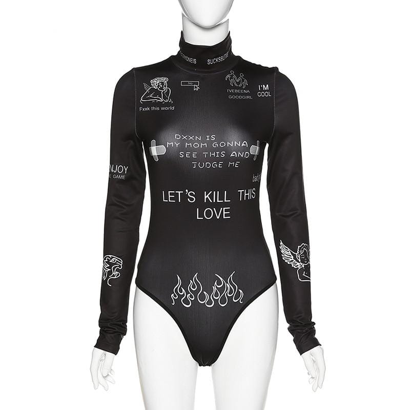 Kill This Love Bodysuit - Ghoul RIP