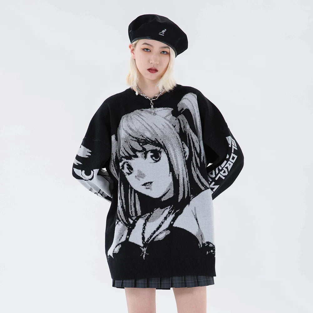 Knitted Misa Amane Sweater - Ghoul RIP