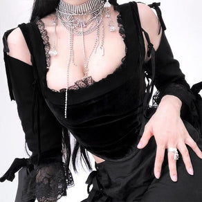 Lucretia Corset Top - Ghoul RIP