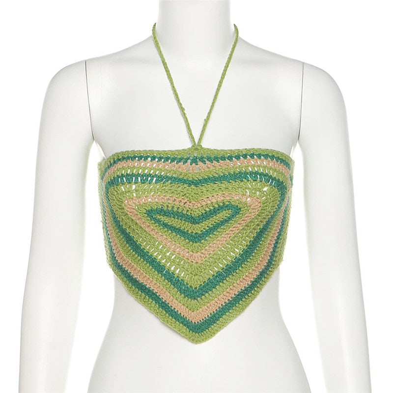 Mother Earth Crochet Cami - Ghoul RIP