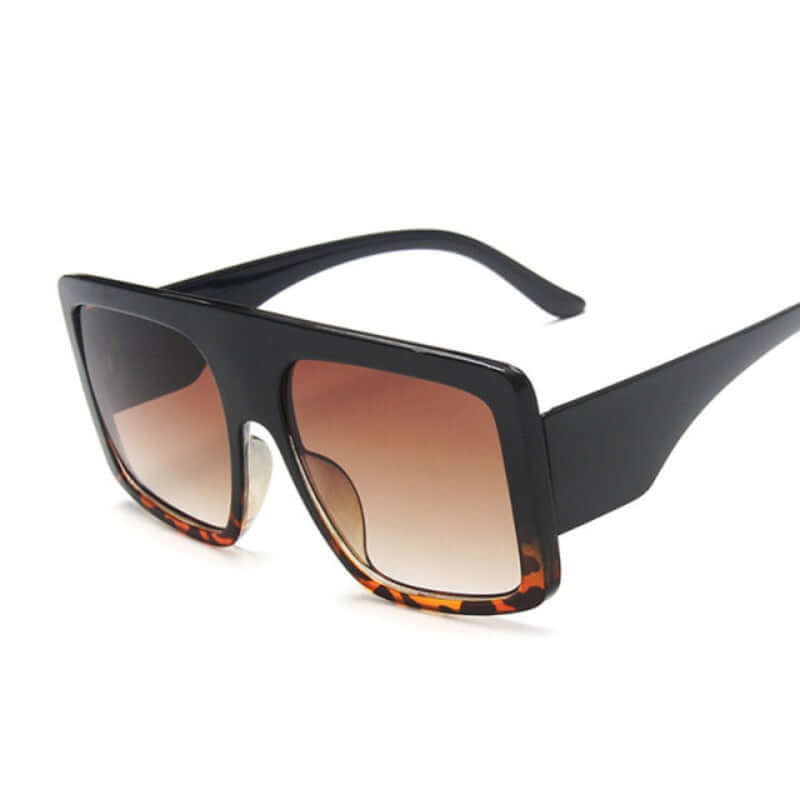 Oversized Thick Frame Square Sunglasses - Ghoul RIP