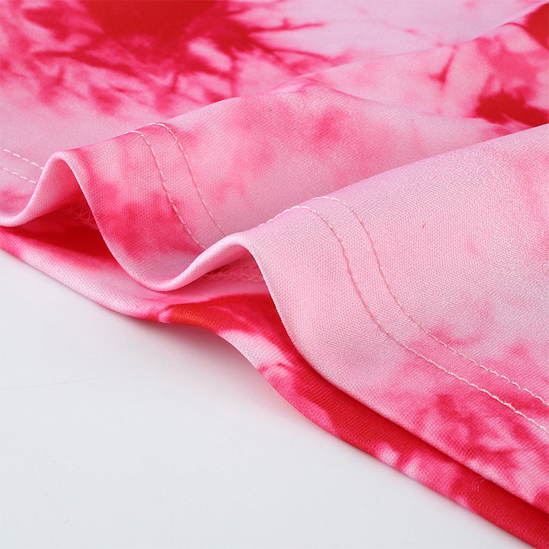 Pink Tie Dye Sweatpants - Ghoul RIP