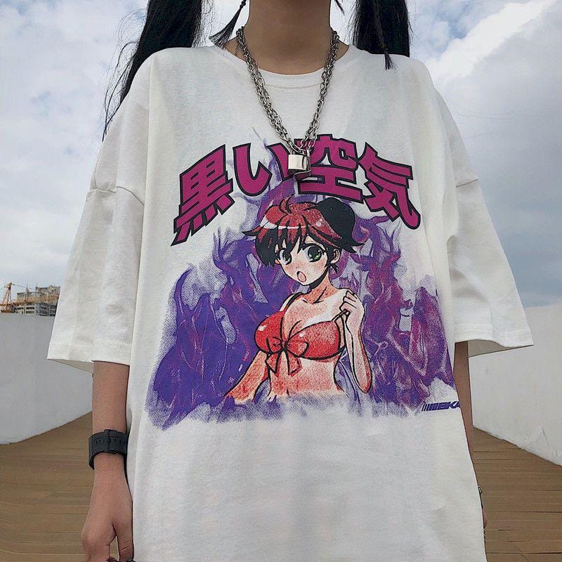 Purple Flames Graphic Tee - Ghoul RIP