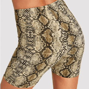 R-R-Reptile Biker Shorts - Ghoul RIP