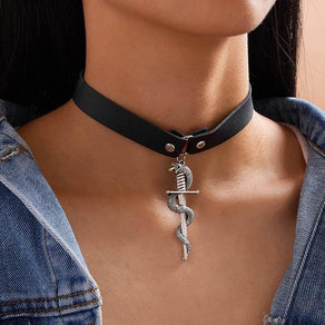 Serpentine Choker - Ghoul RIP