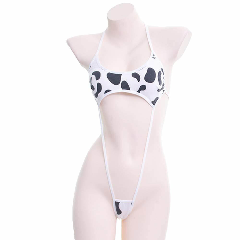 Sexy Cut Out Micro Monokini One Piece - Ghoul RIP