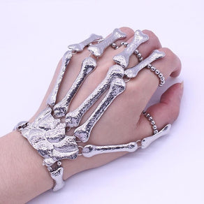 Skeleton Hand Ring Bracelet - Ghoul RIP