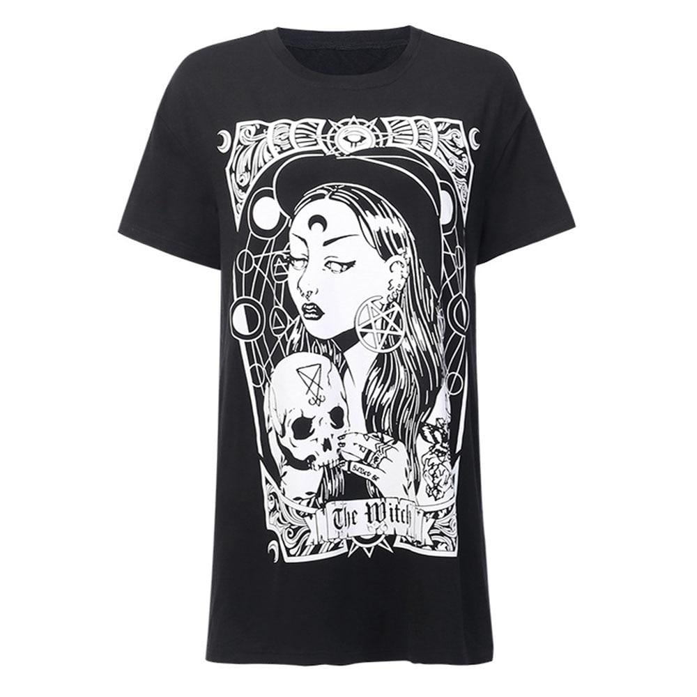 The Witch Tarot Graphic Tee - Ghoul RIP
