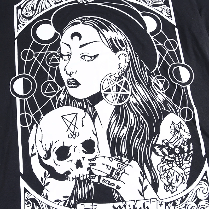 The Witch Tarot Graphic Tee - Ghoul RIP